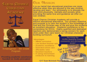Download the Flyer Christian Academy